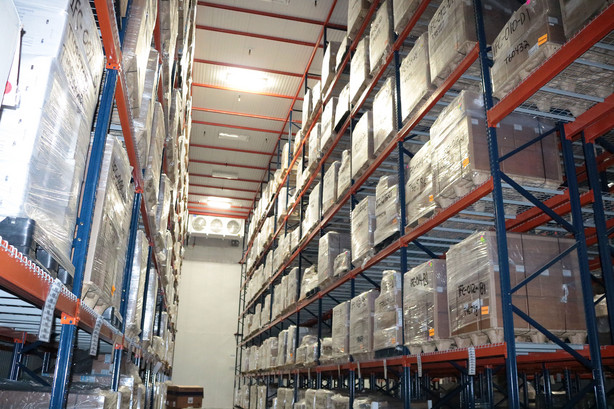 Inside the warehouse containing some of the nation's most critical supplies and vaccines.