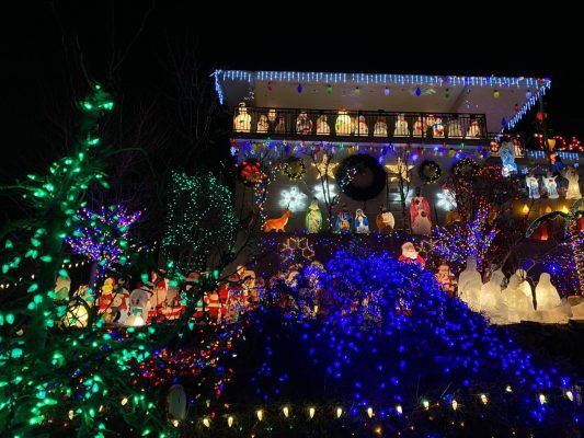 Christmas Lights at City Creek in Downtown Salt Lake City Editorial Image -  Image of creek, december: 105599375