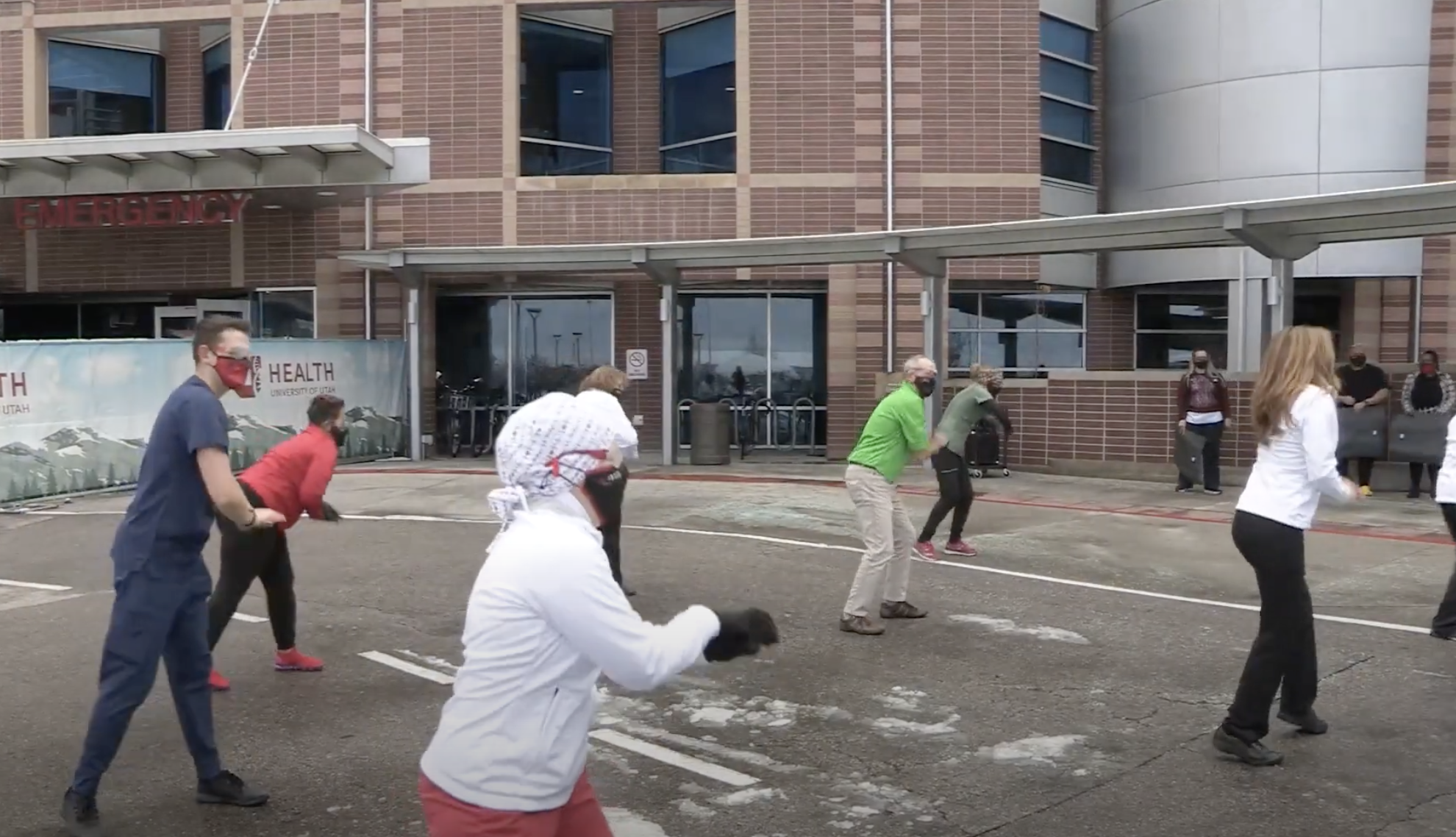 Have You Seen This? University of Utah Health flash mob honors frontline workers