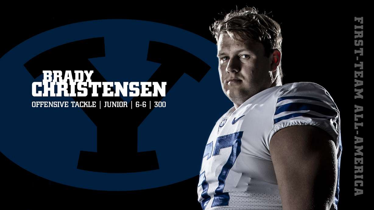 BYU left tackle Brady Christensen is approaching consensus All-American honors, which would make him the first Cougar with such a designation since Dennis Pitta in 2009.