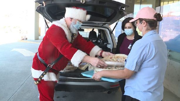 Santa Claus starts delivering Christmas Eve deliveries to SLC hospitals