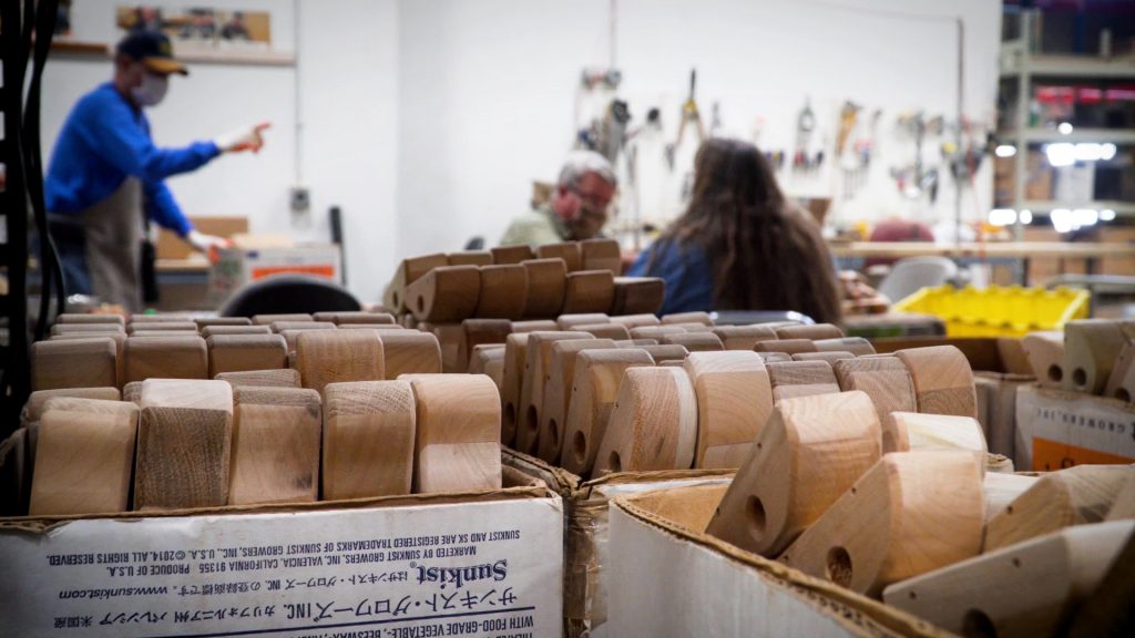 Tiny Tim’s Toy Factory has given away over 1 million toy wooden cars to kids around the world.