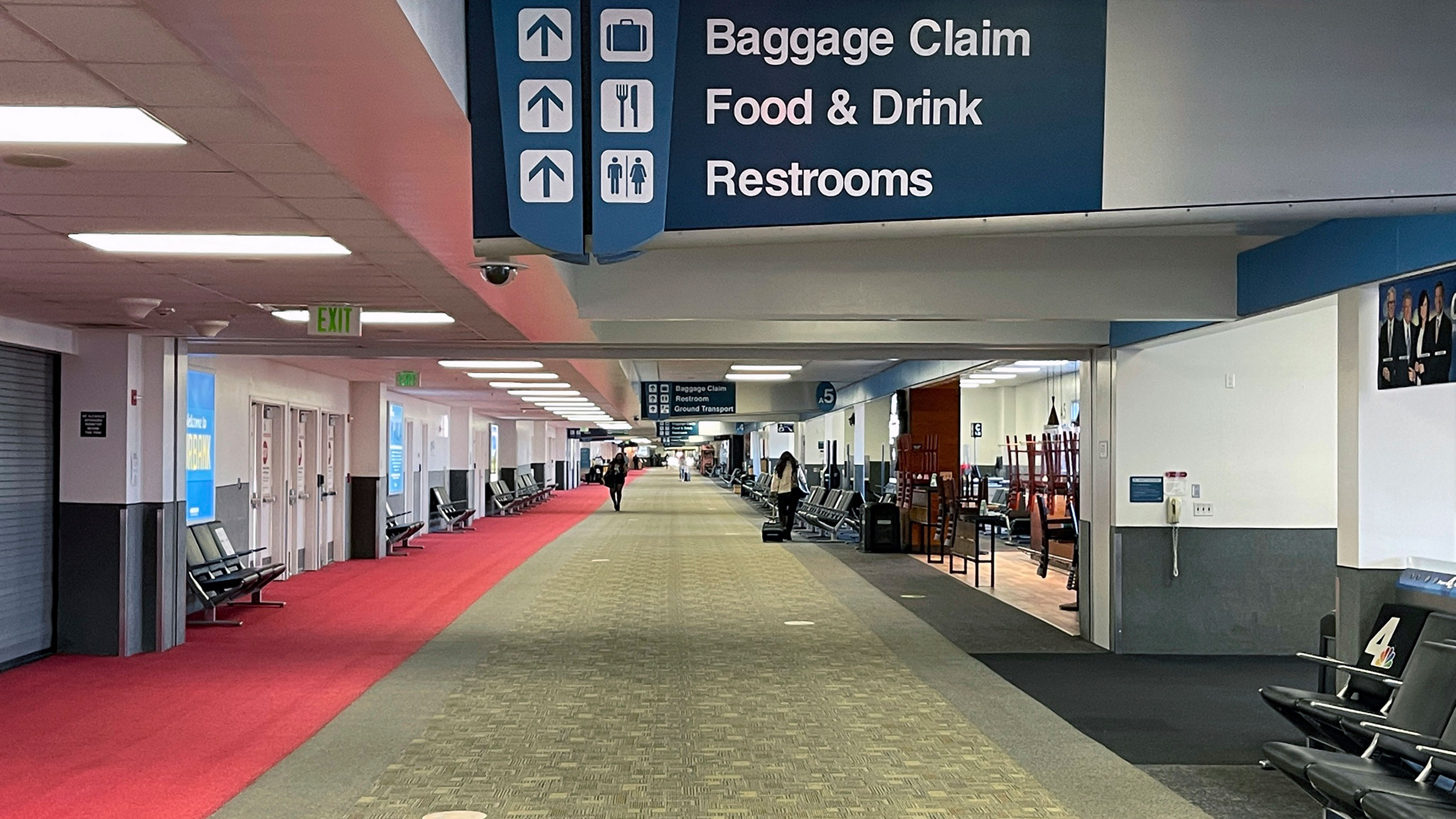 General overall view of Terminal 2 of Hollywood Burbank Airport (BUR) in Burbank, Calif, Dec. 25, 2020, amid the global coronavirus COVID-19 pandemic. The airport, owned by the Burbank-Glendale-Pasadena Airport Authority and operated by TBI Airport Management, Inc., has been also been known as United Airport (1930-1934), Union Air Terminal (1934-1940), Lockheed Air Terminal (1940-1967), Hollywood-Burbank Airport (1967-1978), Burbank-Glendale-Pasadena Airport (1978-2003), Bob Hope Airport (since 2003, legal name), and Hollywood Burbank Airport (since 2016, branding name).