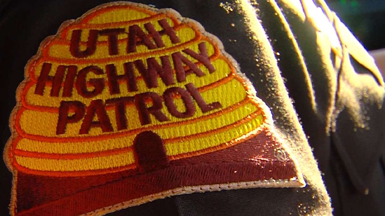 Utah Highway Patrol trooper’s badge.