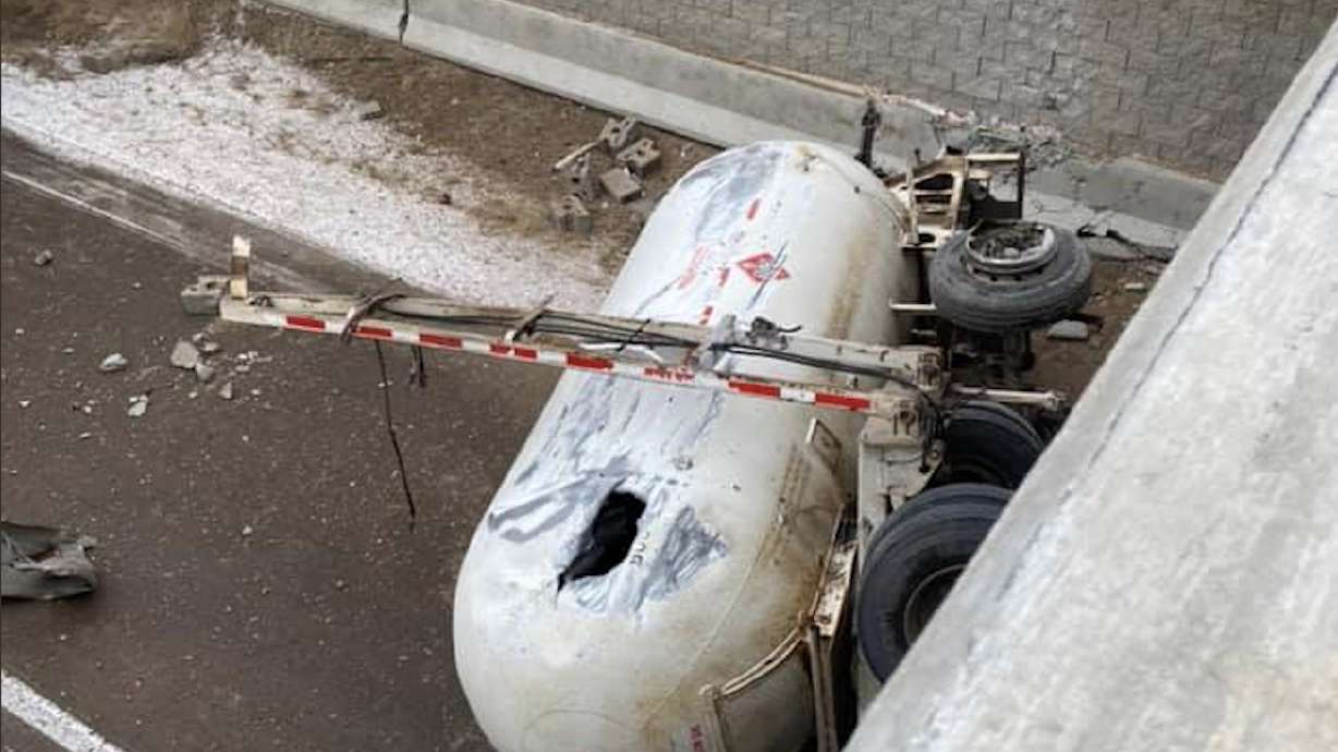 I-80 reopened, I-84 westbound limited in Summit County; propane truck crash forces evacuations