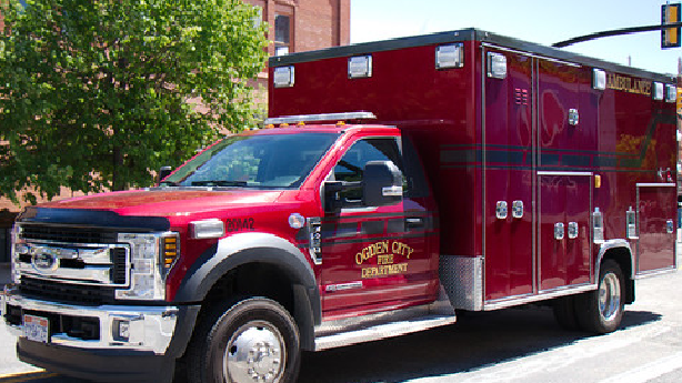Ogden police looking for 'person of interest' after ambulance was