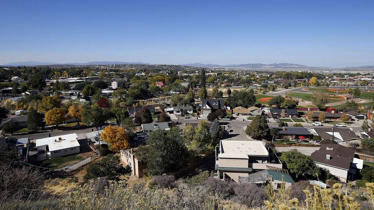 A view of Cedar City is pictured on Wednesday, Oct. 21, 2020.