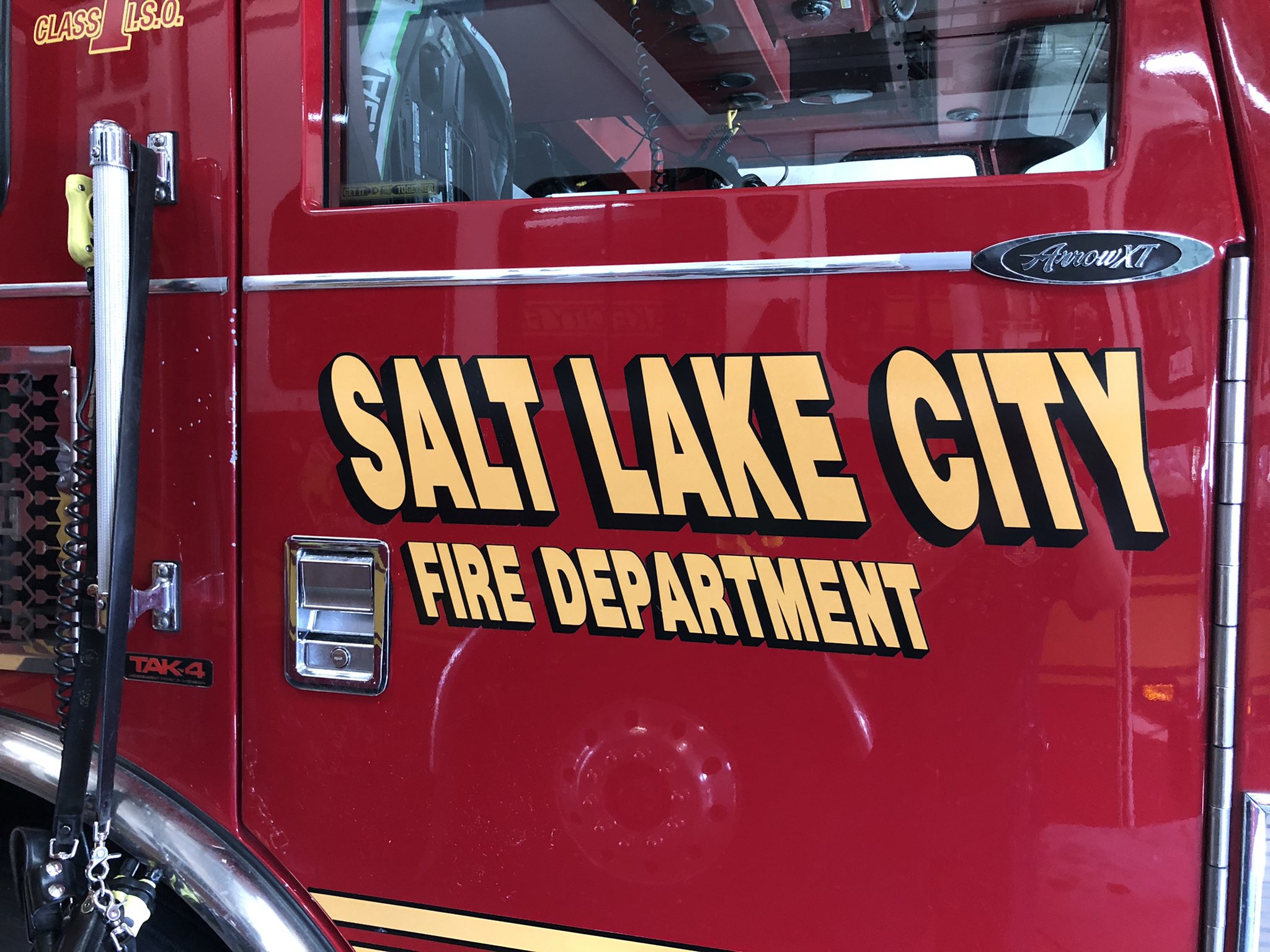 The Salt Lake City Fire Department has determined that an exploding oxygen cylinder started a large apartment complex fire in downtown Salt Lake City early Monday.