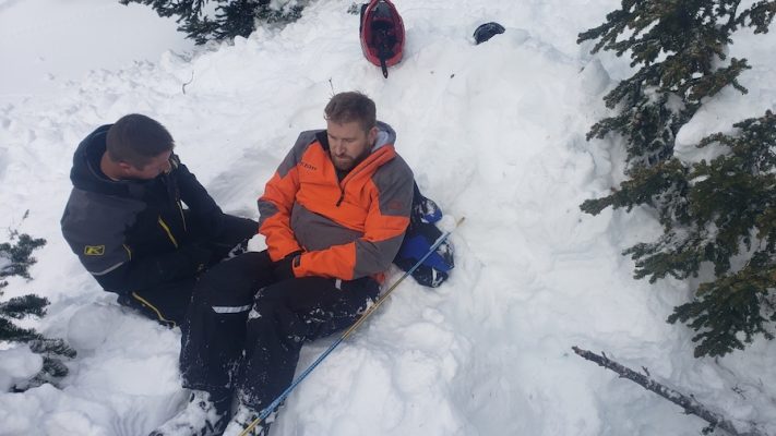 Codie Nelson says he’s lucky to be alive after two of his friends dug him out from an avalanche in a remote area of Logan Canyon.
