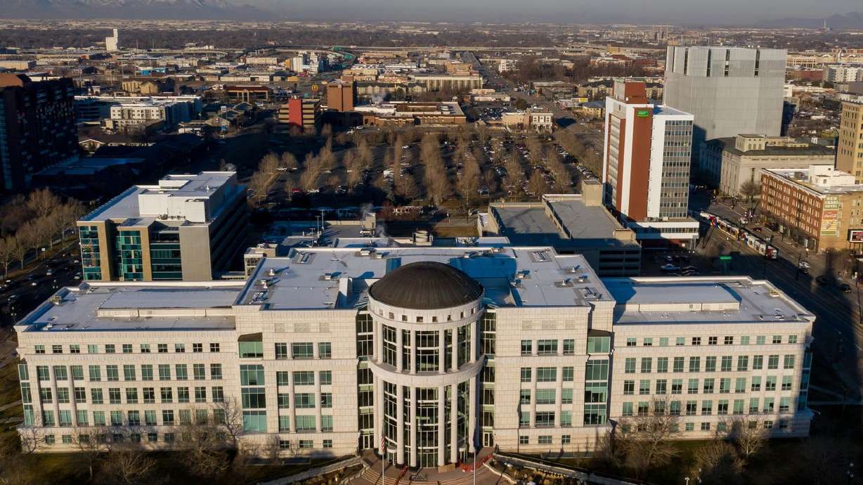 The Scott M. Matheson Courthouse in Salt Lake City is
pictured on Wednesday, Feb. 19, 2020.