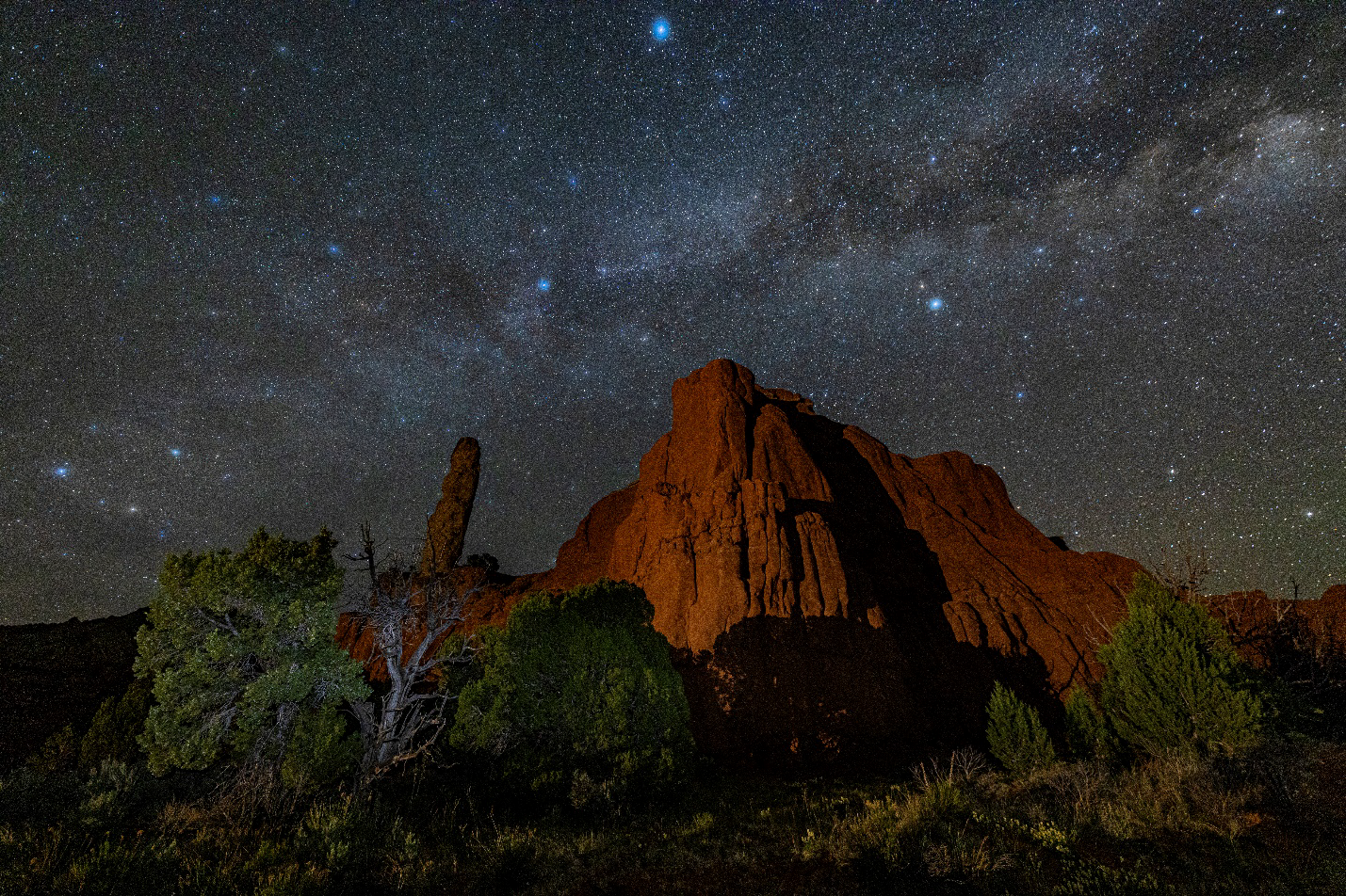 A view of the Milky Way over Kodachrome Basin State Park in this undated photo.