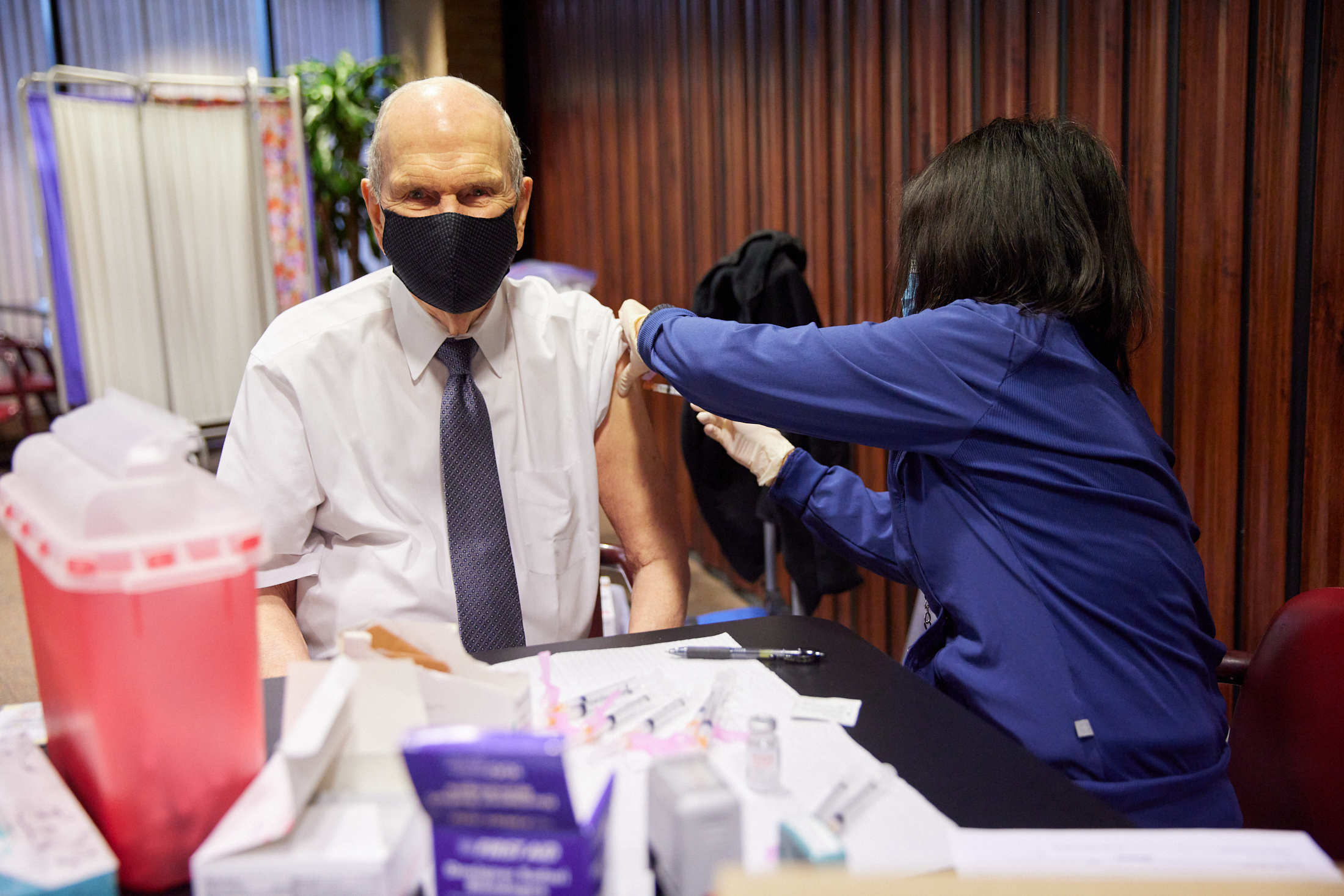 President Nelson and other eligible Latter-day Saint leaders receive COVID-19 vaccine