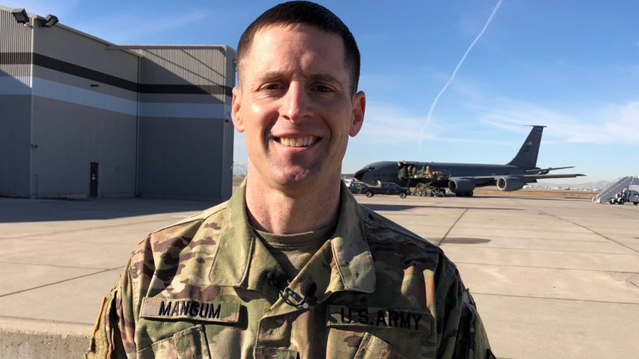 Maj. Mangum says the Utah Guardsmen are seasoned and mature.