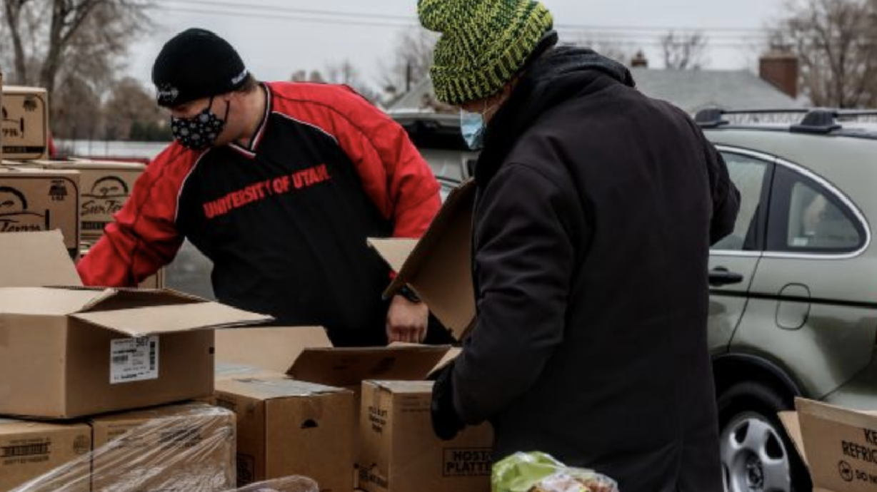 Local homebuilder's food bank donation will feed hundreds of families for a year