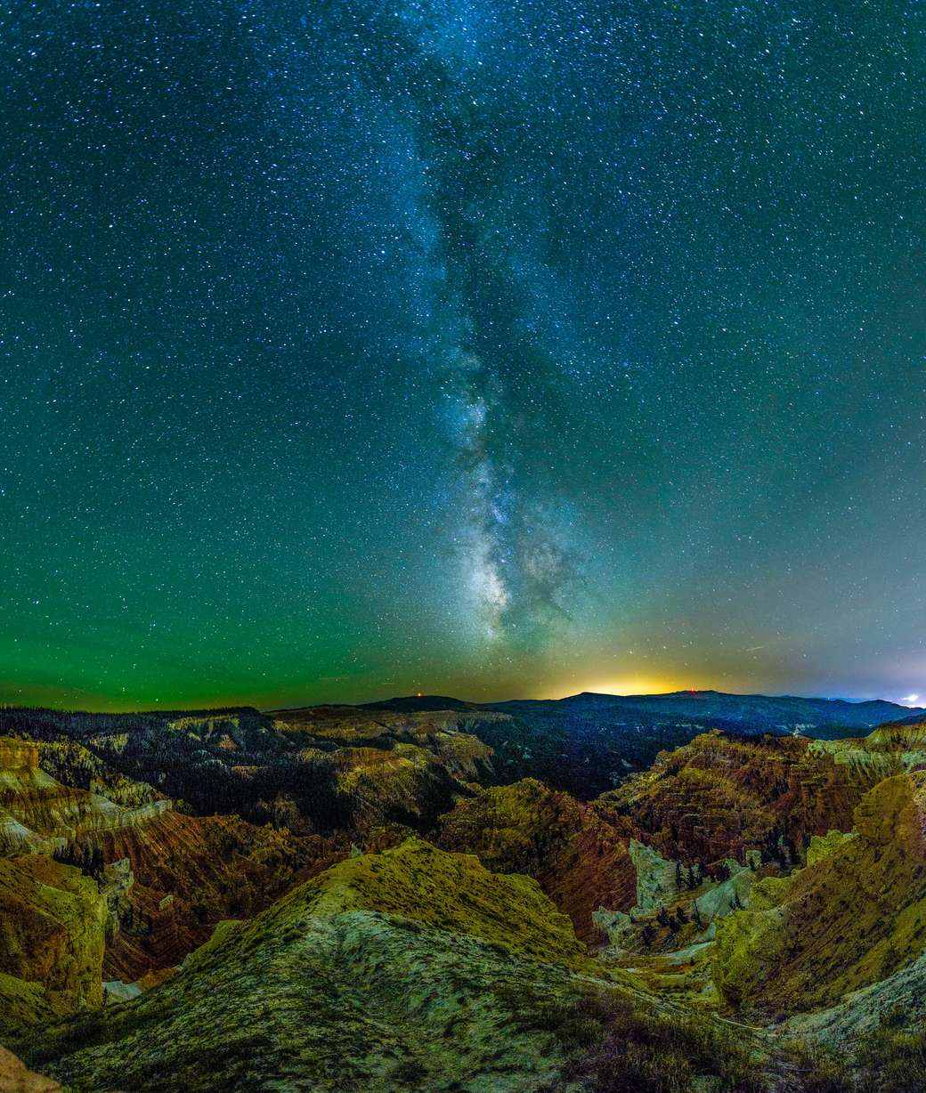 Night Sky Views at the Northern Overlook of Cedar Breaks