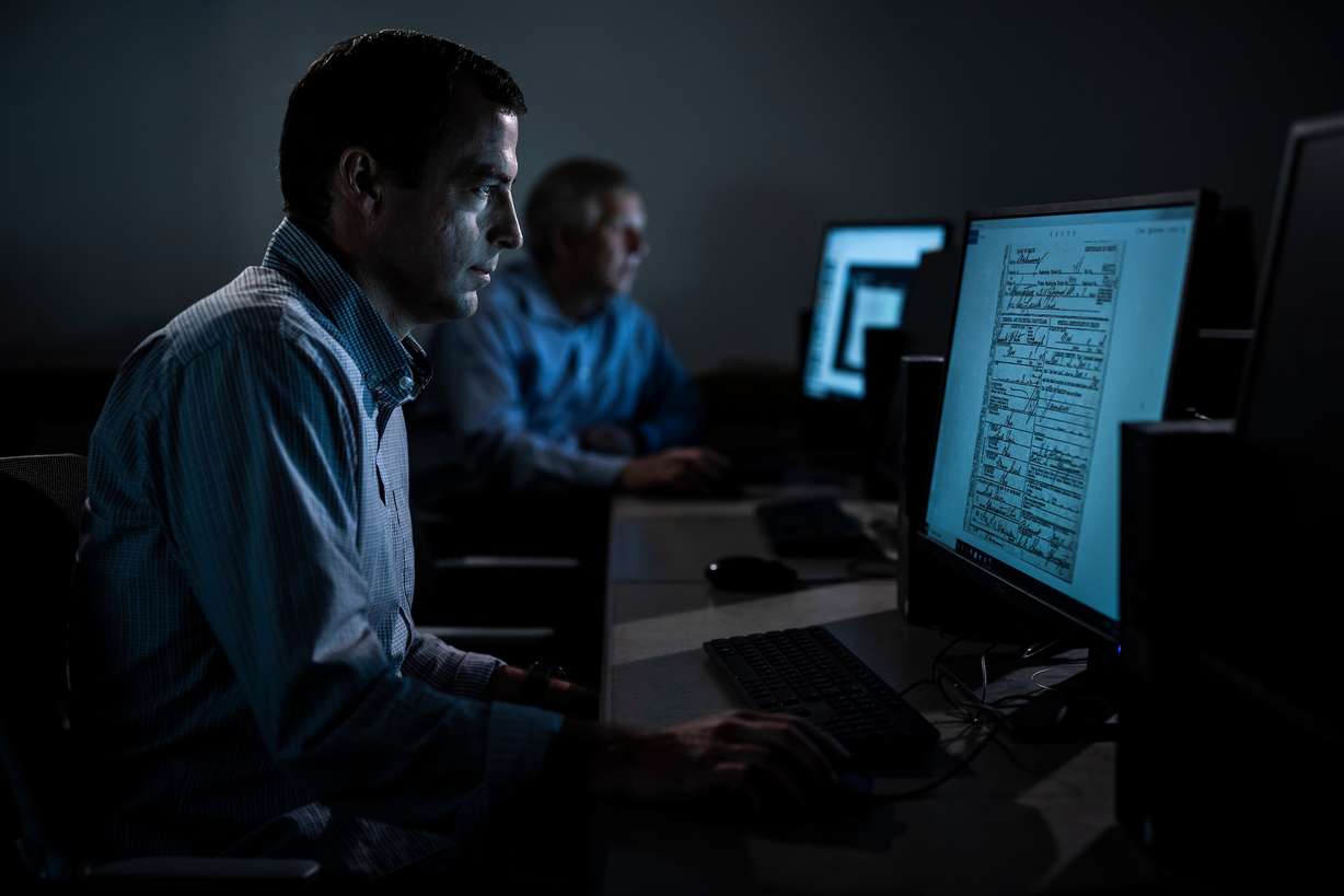 BYU professors Joe Price, Mark Clement (pictured) and students developed a tool that can auto-index the cause of death from death certificates.