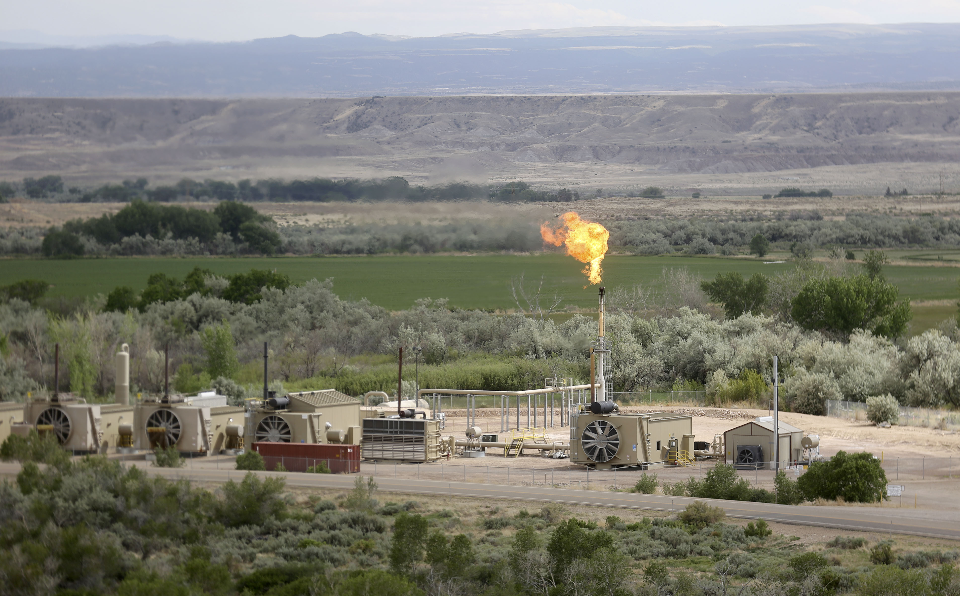 Kinder Morgan compression station, photographed on Ravola Dugway Road, near Upalco, in Duchesne County on Tuesday, June 16, 2020.