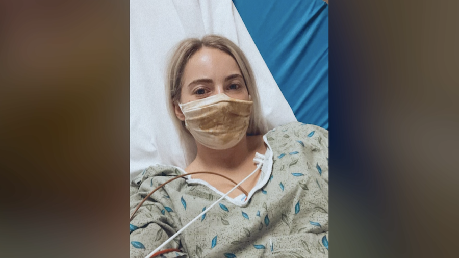 MyKayla Skinner was diagnosed with COVID-19 on Dec. 12, 2020, and ended up in the hospital with pneumonia in January.