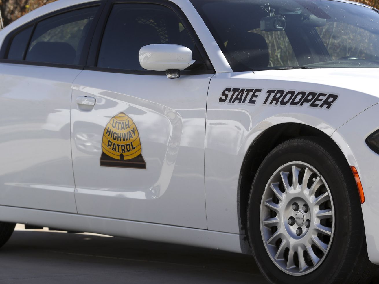 A Utah Highway Patrol vehicle in Salt Lake City is
pictured on Thursday, Oct. 22, 2020.