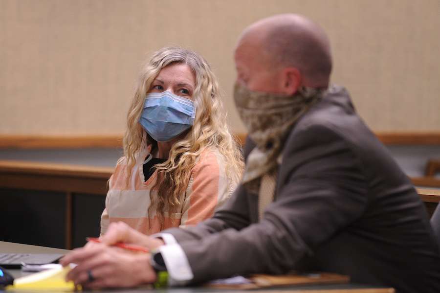 Mark Means appears in court with Lori Vallow Daybell during a March 2020 hearing.