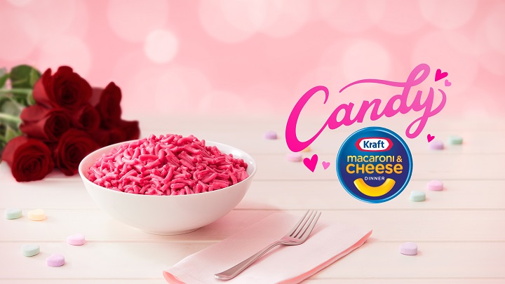 Kraft offering up hot pink, candy-flavored mac 'n' cheese for Valentine's Day