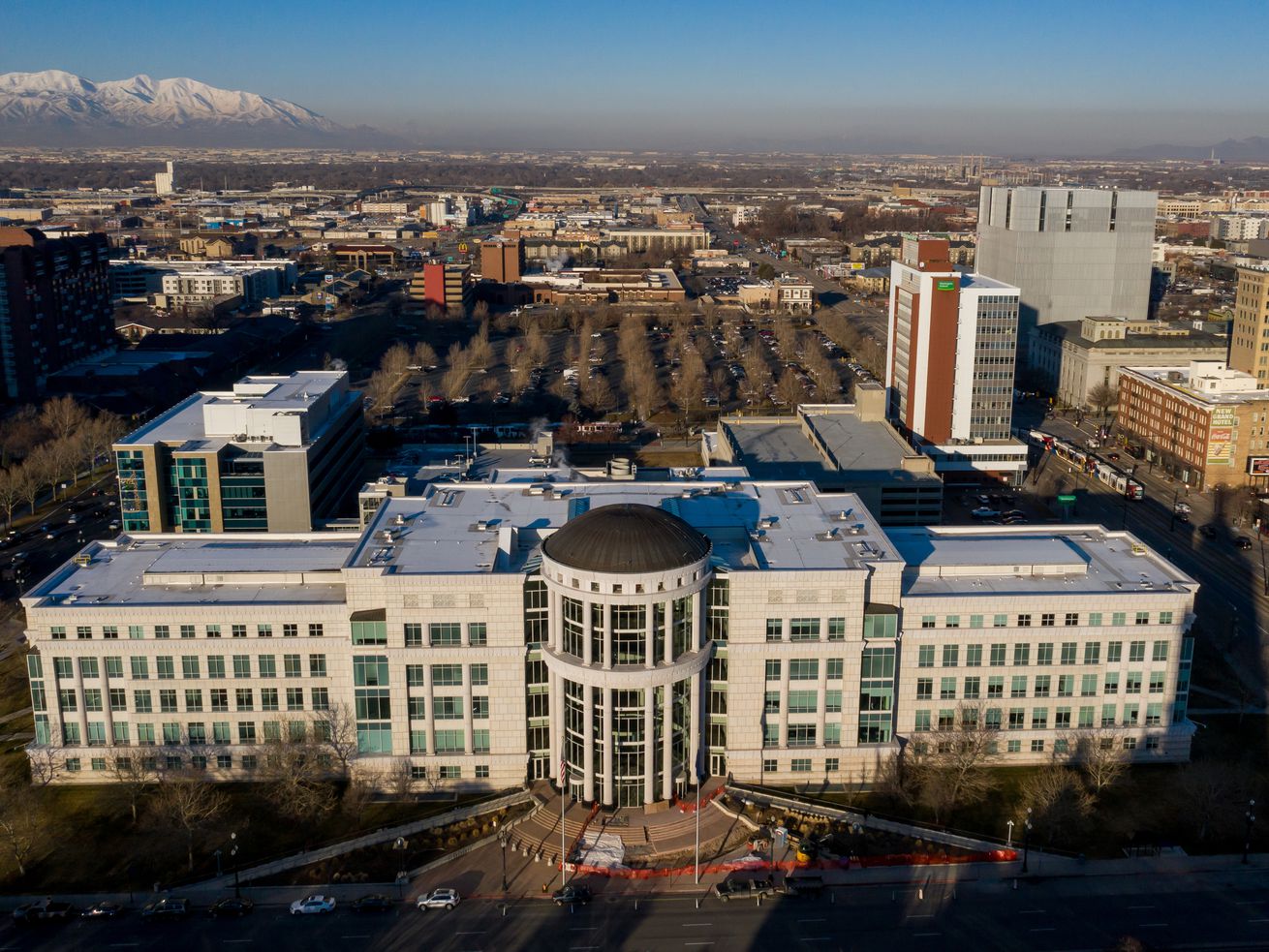 The Scott M. Matheson Courthouse in Salt Lake City is
pictured on Wednesday, Feb. 19, 2020.