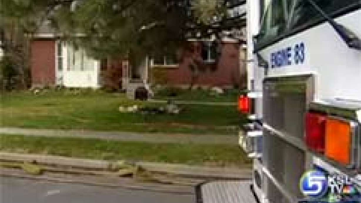 Family Escapes House Fire