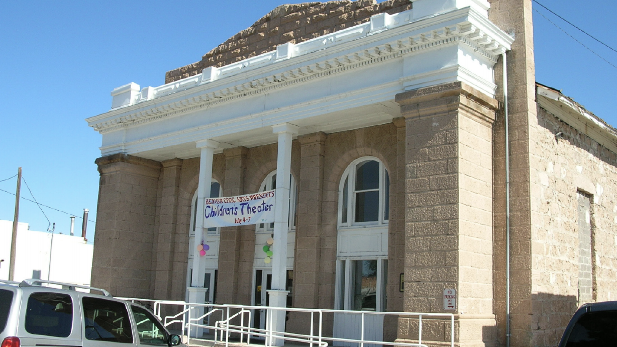 An undated photo of the Beaver City Opera House
