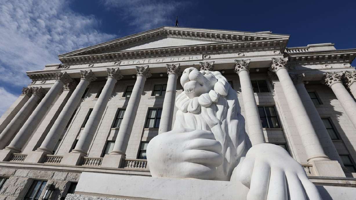 The Capitol in Salt Lake City is pictured on Monday,
Feb. 8, 2021.