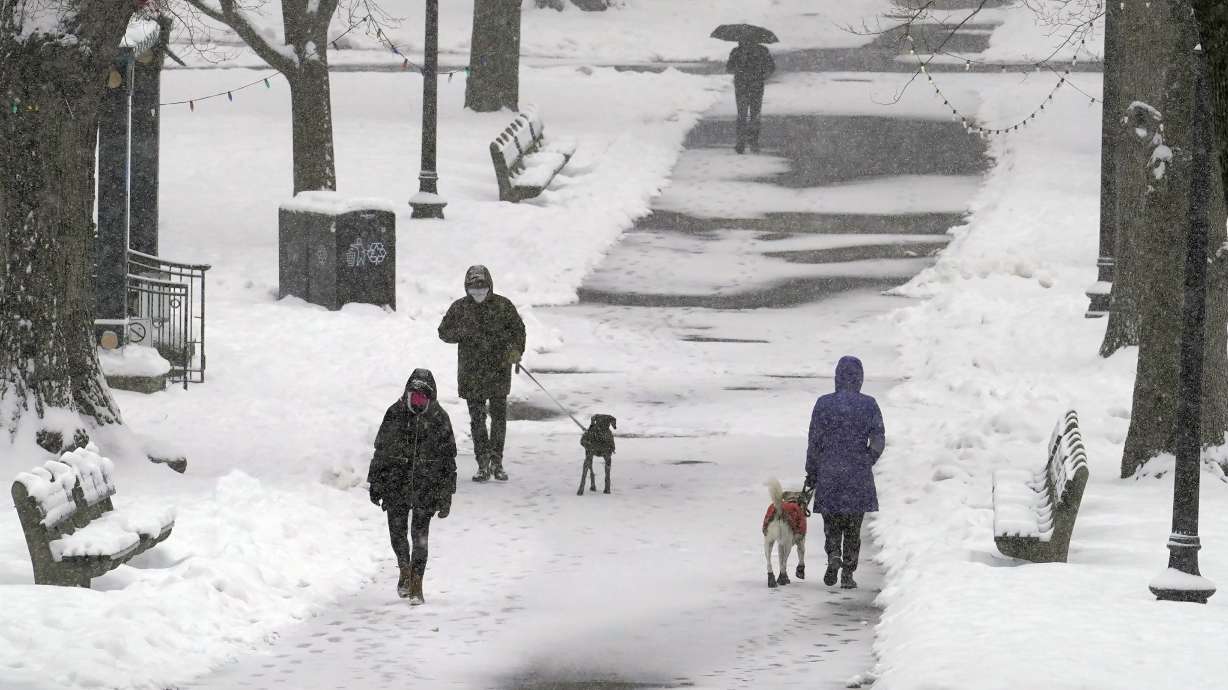 Another winter storm brings more snowfall to Northeast