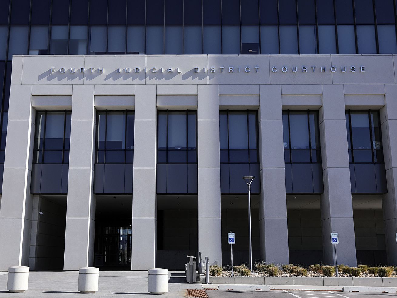 The 4th District Courthouse in Provo is pictured on
Thursday, Nov. 12, 2020.