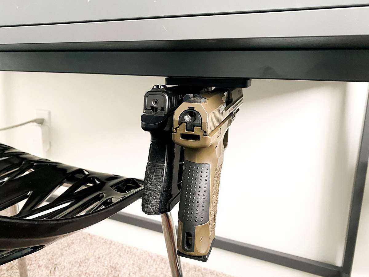 Local company creates unique mount to keep firearms hidden, but accessible when needed