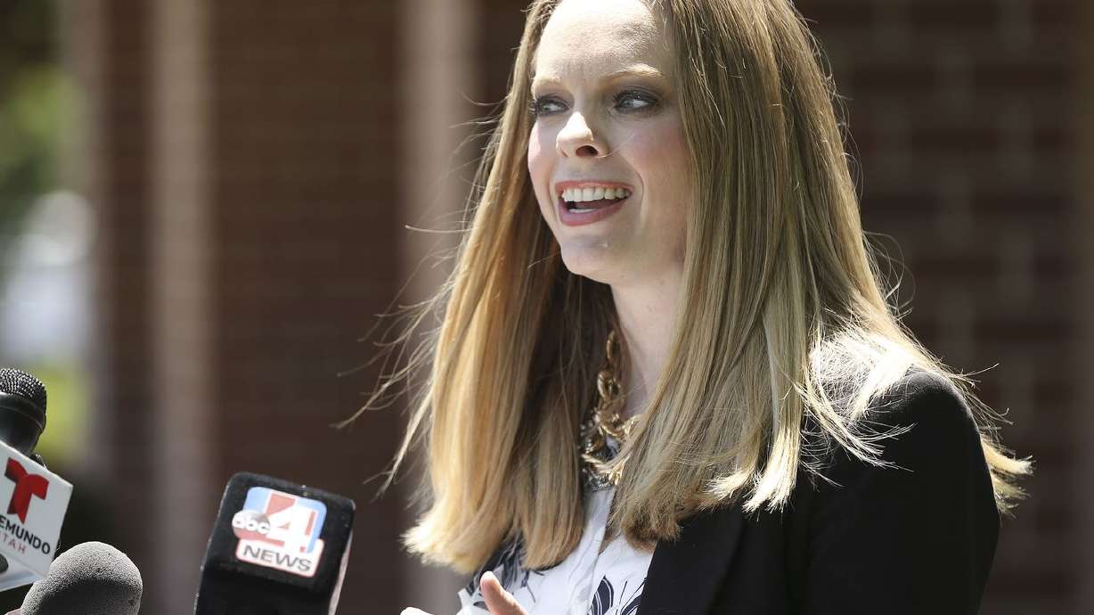 Deondra Brown helps launch a campaign dedicated to empowering fellow child abuse survivors at the Children’s Justice Center in West Jordan on May 27, 2020. Brown works with the justice centers and lawmakers to help make sure victims' voices are represented and explains why it's so important to feel validated.