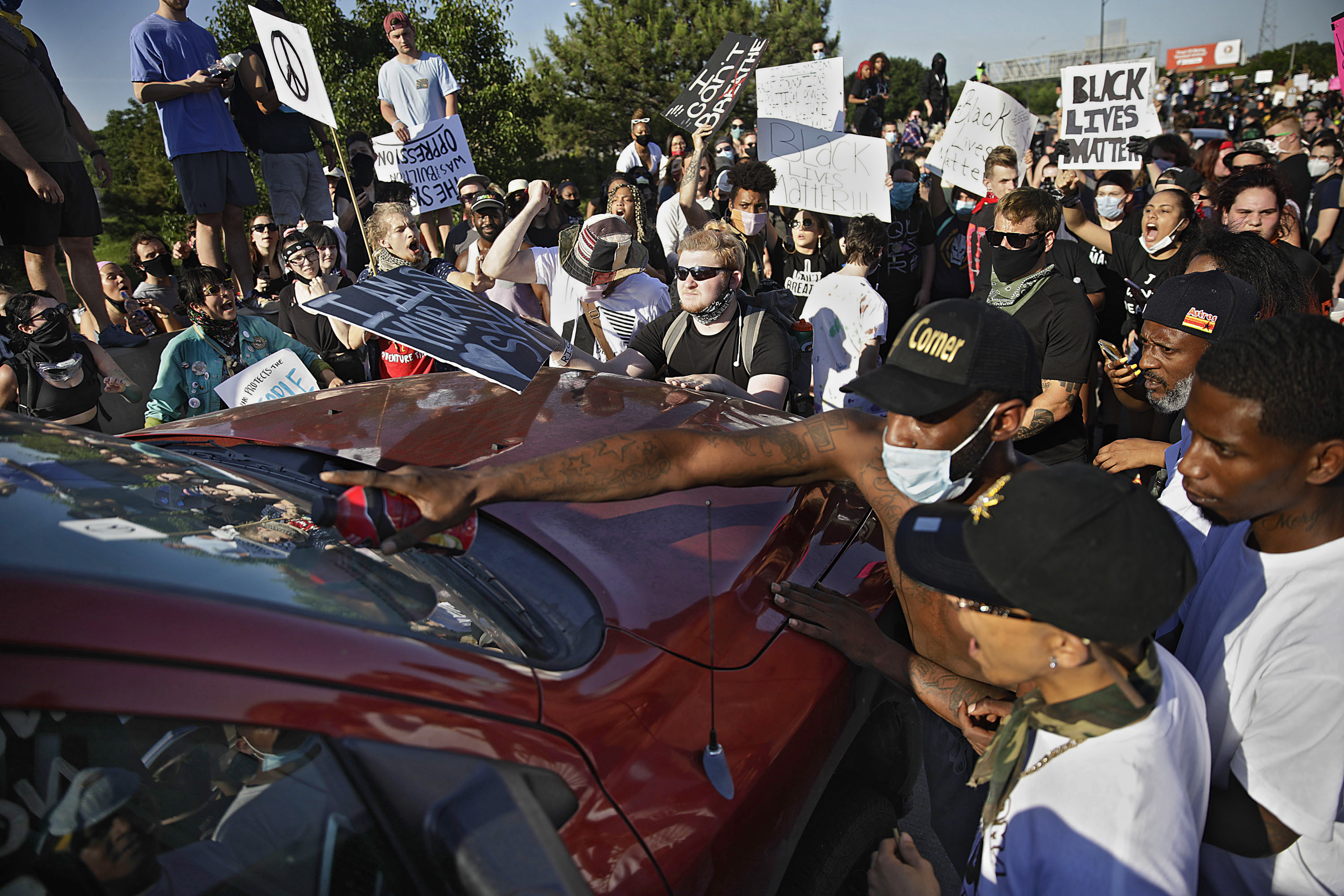Utah among states where new legislation would protect drivers who hit protesters 
