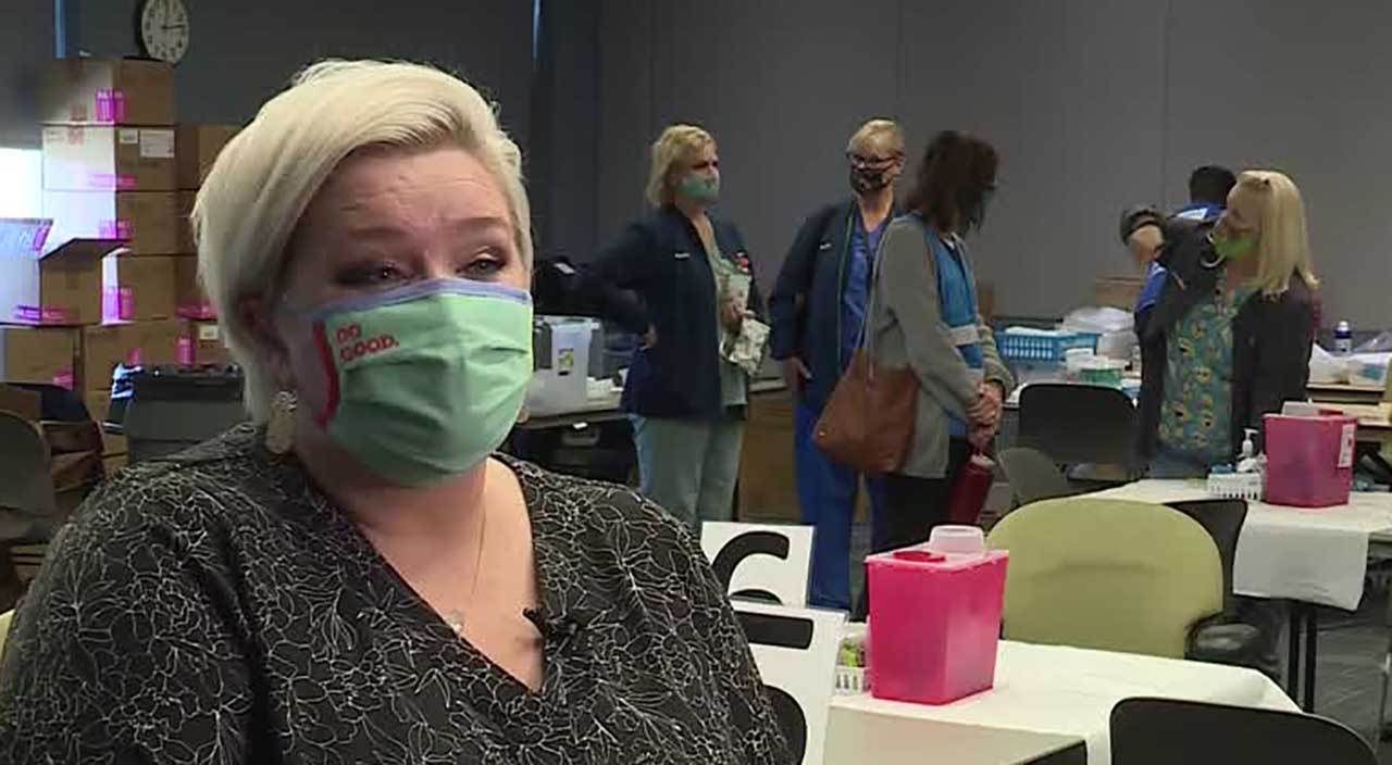 Aislynn Tolman-Hill, spokesperson at the Utah County Department of Health, talks to KSL Monday, Feb. 22, 2021.