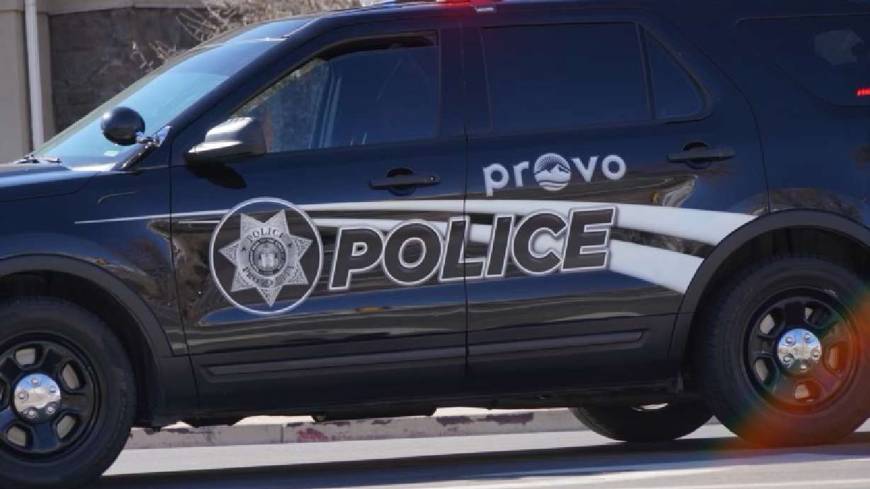 A 47-year-old man died Tuesday when the motorcycle he was driving collided with a van on State Street in Provo.