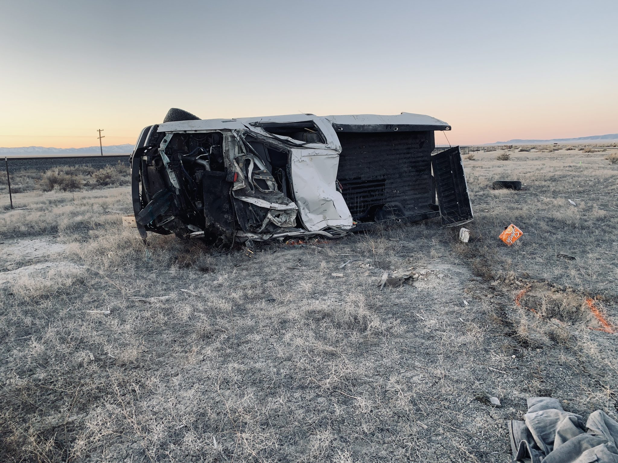 A driver died after a crash south of Delta early on the morning of Friday, Feb. 26, 2021.