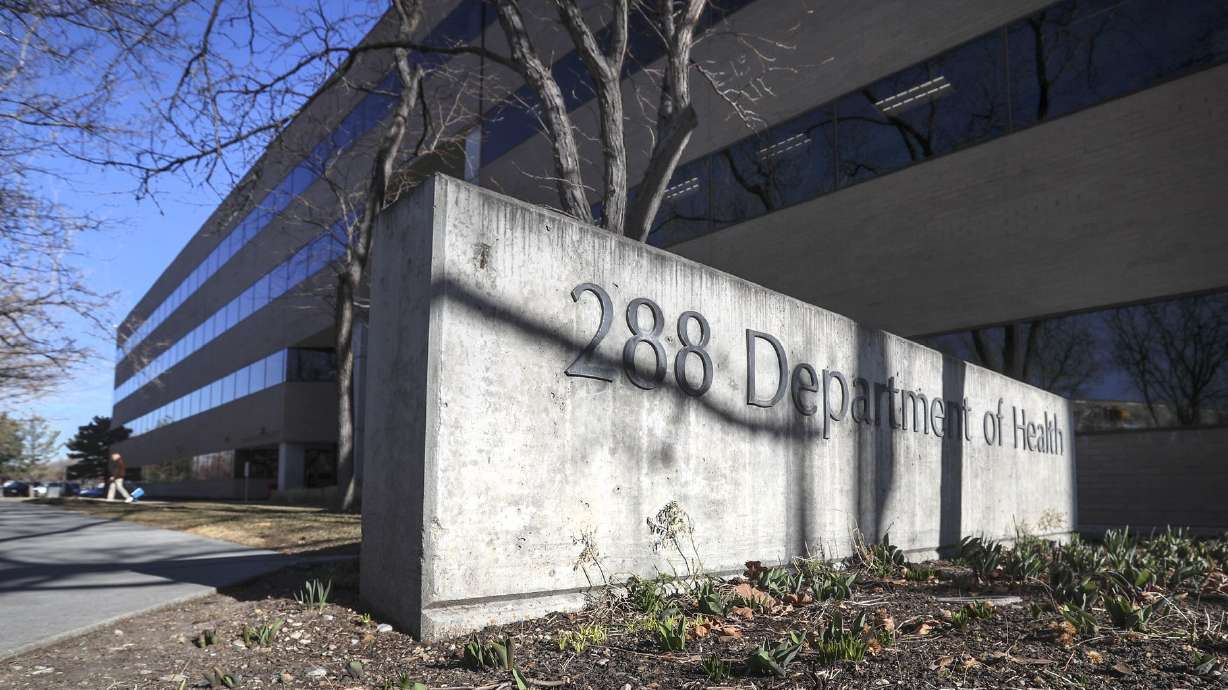 The Utah Department of Health building in Salt Lake City is pictured on Thursday, Feb. 27, 2020. Utah lawmakers are considering a merger between the Department of Health and the Department of Human Services