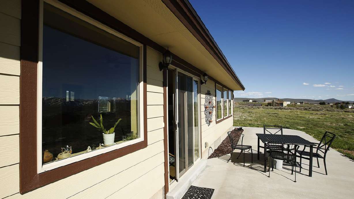 Heidi Jaeger’s Park City home, which she often rents as
an Airbnb, is seen on Friday, May 5, 2017. Arguments about state
vs. local control and the definition of owner-occupied homes
plagued a Senate committee Monday when a senator brought forth a
bill that would mandate statewide approval for short-term rentals.