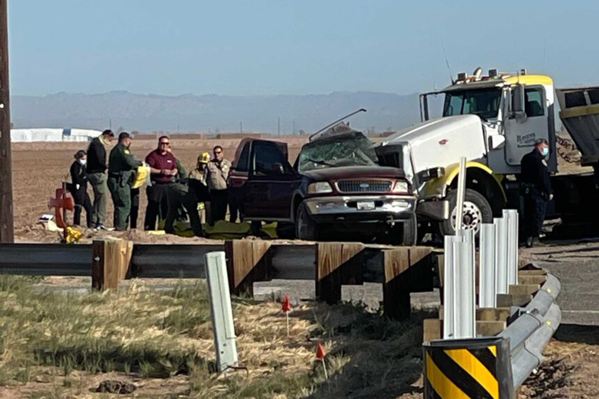 California crash kills 13 of 25 people crammed into SUV