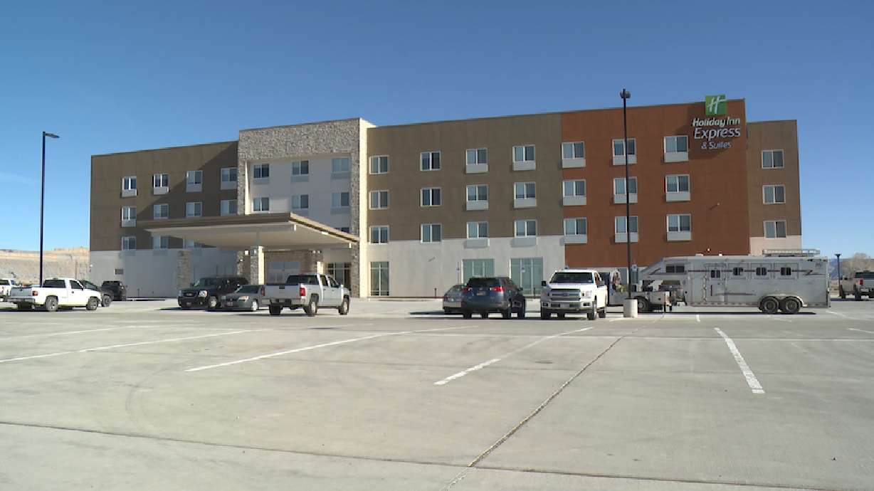 The new Holiday Inn Express in Green River, Tuesday, Mar. 2, 2021.