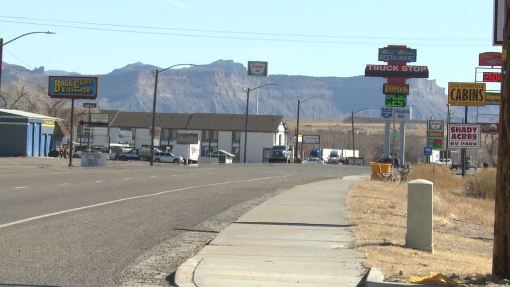 Main Street in Green River, Utah, Tuesday, Mar. 2, 2021.