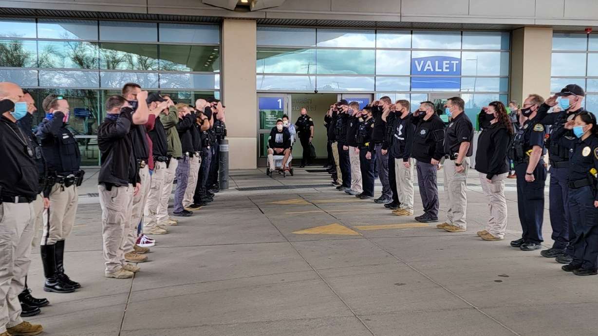 Police officer shot in Provo released from hospital 1 week later