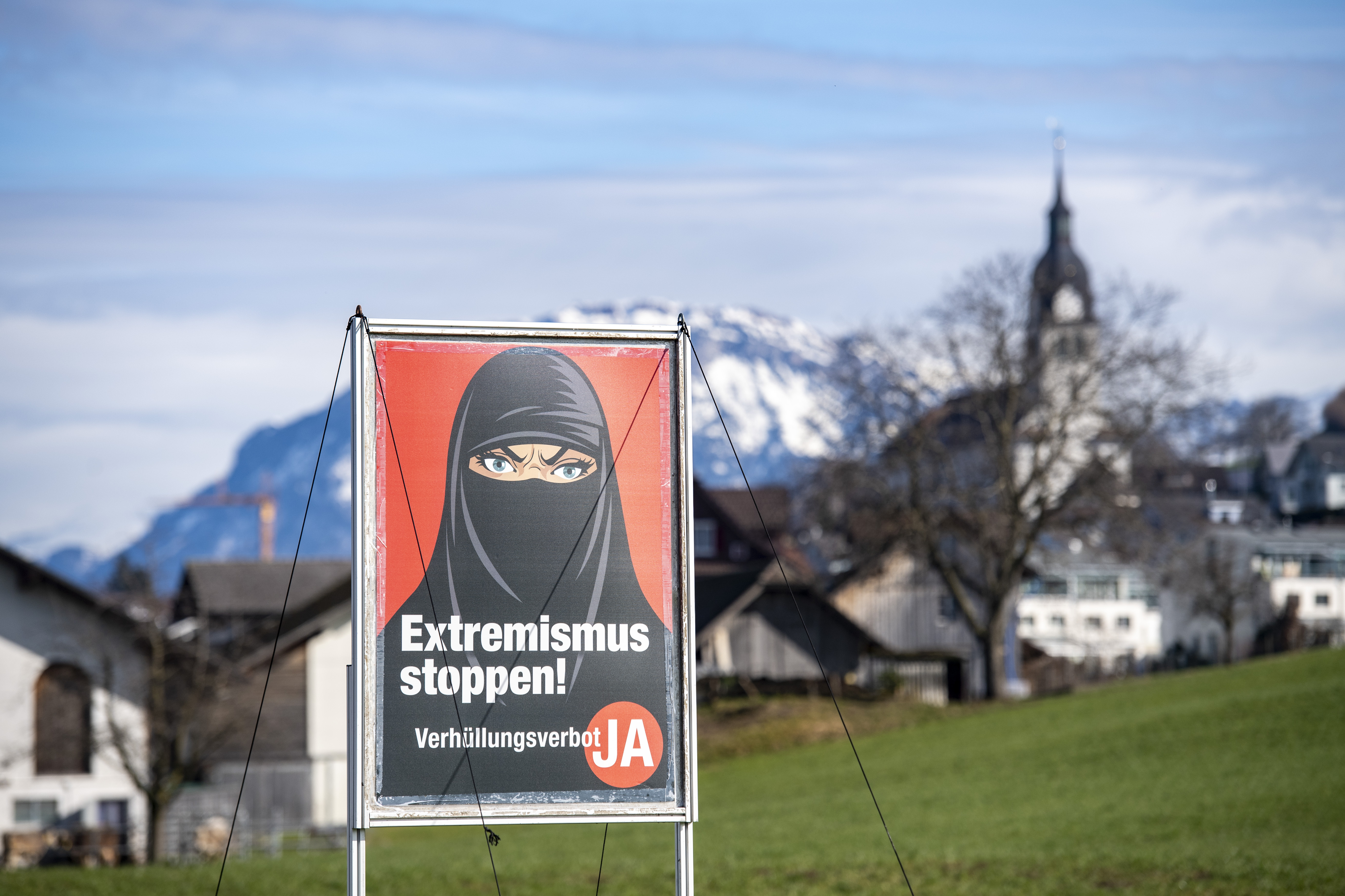 Swiss vote on proposal to ban face coverings in public