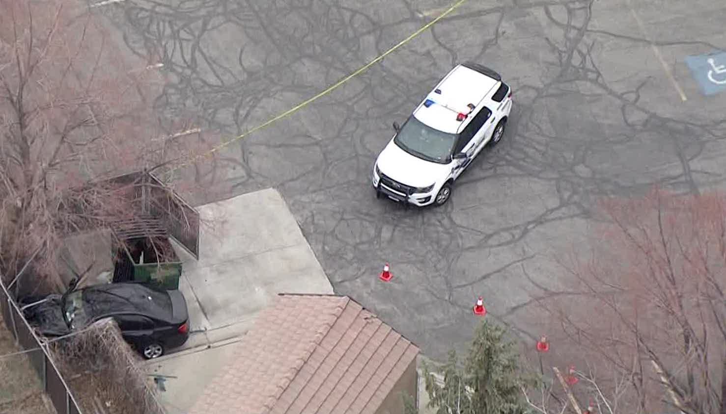 Police respond to a shooting near 5305 W. 5400 South in Kearns on Tuesday, March 9, 2021.