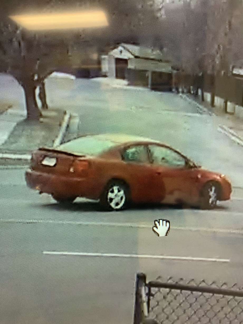 Police are looking for this red Saturn in connection with the March 9 shooting. They are asking if anyone with information regarding the vehicles to call Unified Police Department at 801-743-7000.