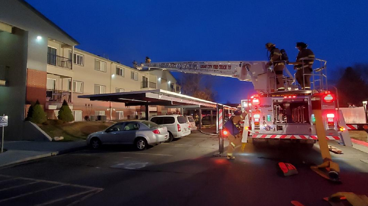 Fire breaks out at an apartment in Logan, occupants evacuated