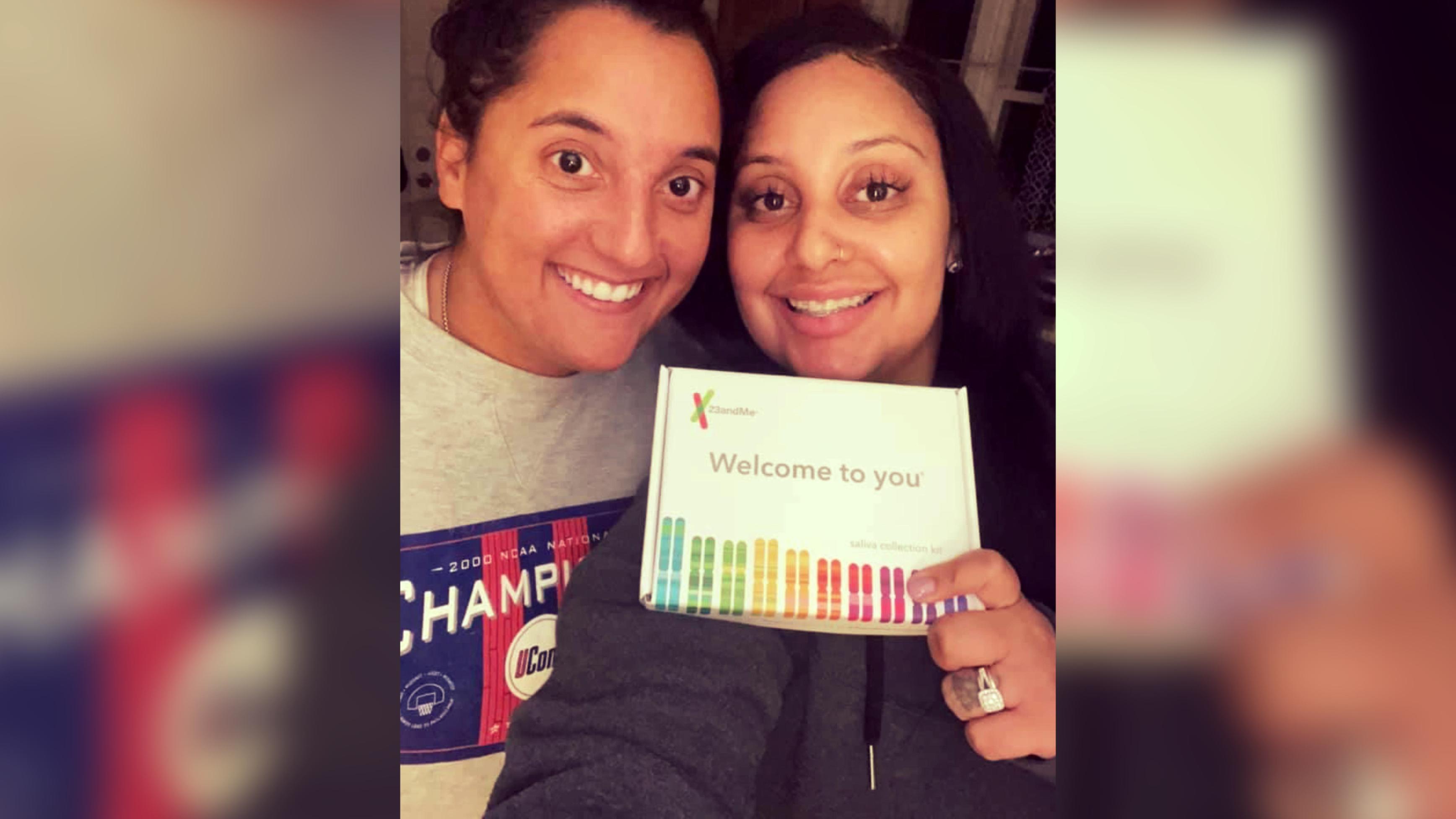 Friends find out they're biological sisters years after they met working at the same restaurant