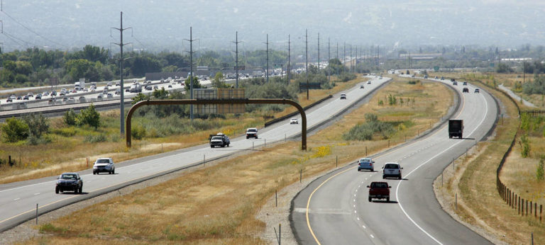 Legacy Parkway in Davis County.