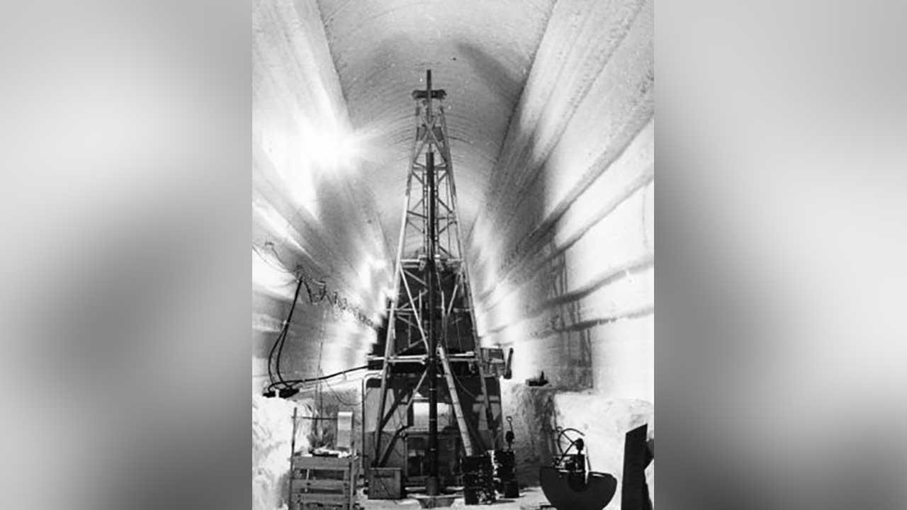Camp Century hid Project Iceworm which was supposed to be a secret military storage facility for 600 nuclear missiles. The Pentagon later abandoned the project.